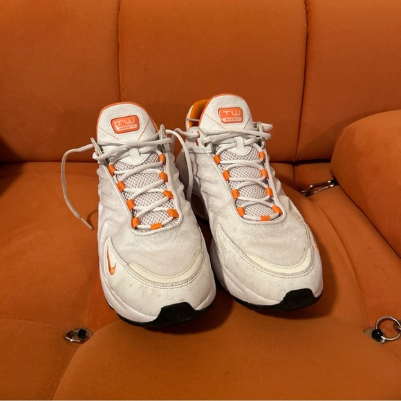 Nike White and Orange Sneakers - Picture 1 of 7